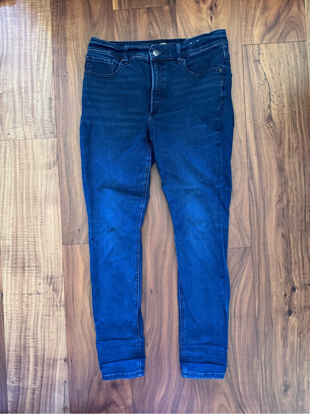 Express Dark Blue Skinny Jeans